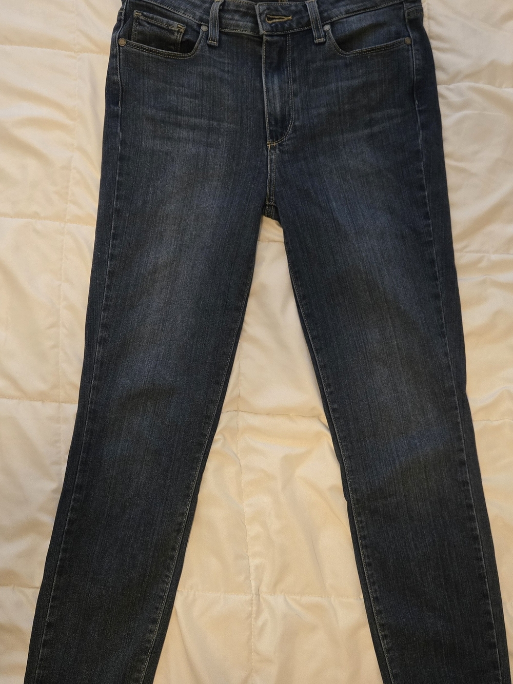 PAIGE Hoxton Skinny Ankle Women's Dark Blue  Jeans